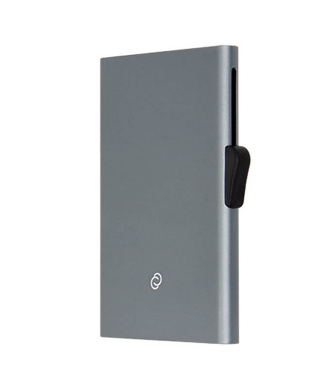 C SECURE Kαρτοθήκη αλουμινίου με προστασία RFID Grey CH11947 Πορτοφόλια-Καρτοθήκες